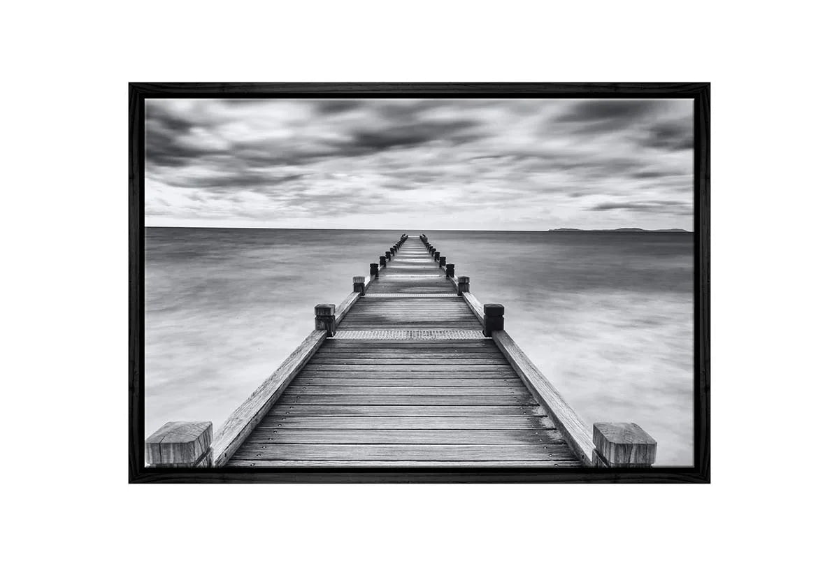 Jetty, St Tropez | Beach Wall Art Print - Final Touch Decor