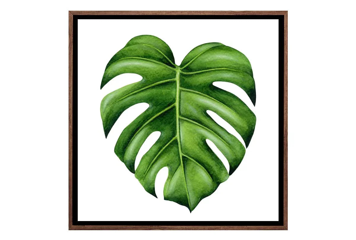 Monstera Leaf | Canvas Wall Art Print - Final Touch Decor