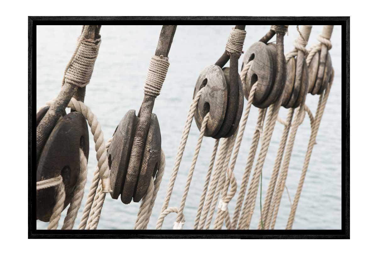 Ship’s Rigging | Nautical Canvas Wall Art Print - Final Touch Decor