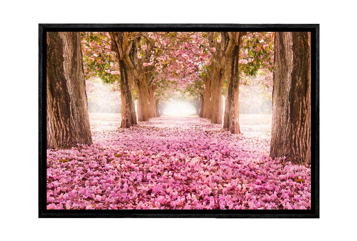 Pink Petals | Landscape Canvas Wall Art Print - Final Touch Decor