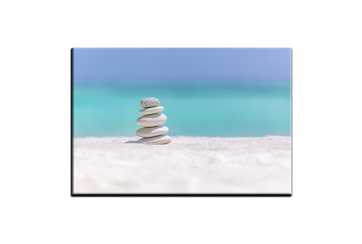 Tropical Beach Pebbles | Canvas Wall Art Print - Final Touch Decor