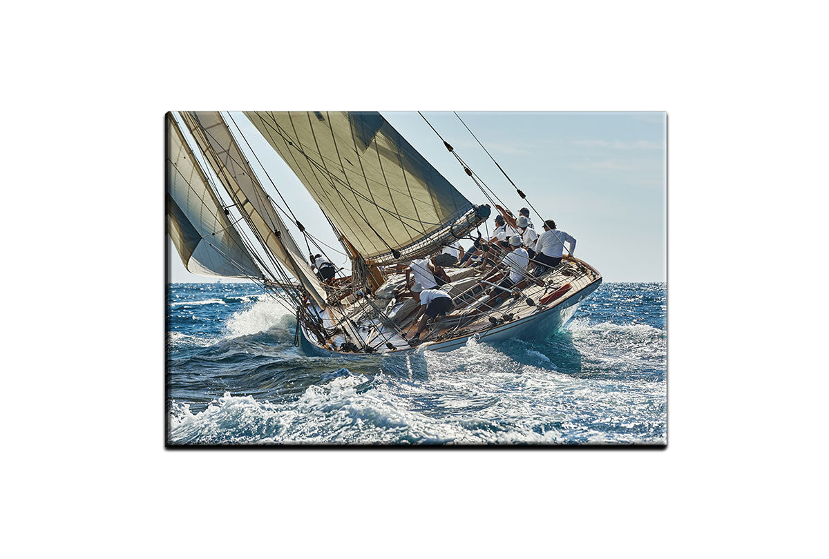 Racing Yacht | Boat Wall Art Print - Final Touch Decor