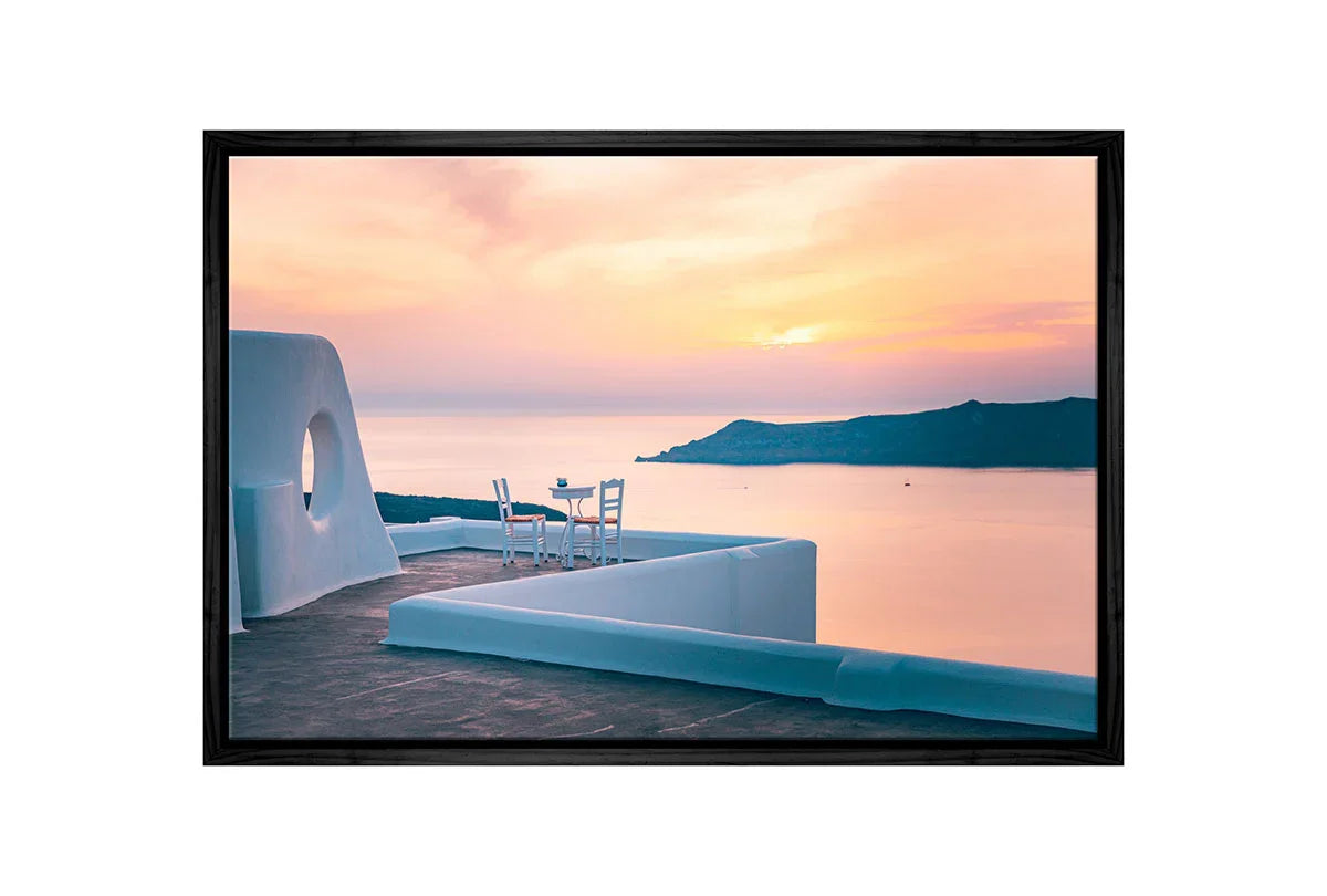 Greek Sunset | Greece Wall Art Print - Final Touch Decor