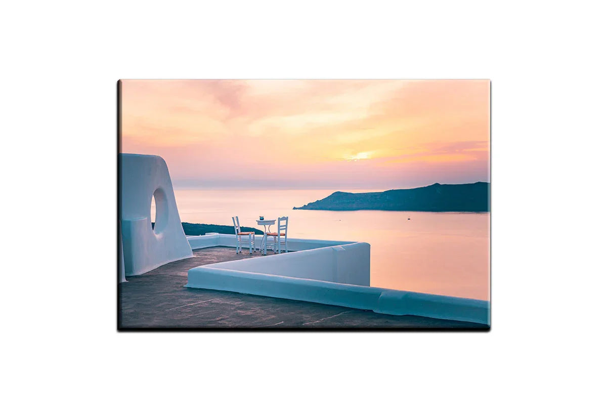 Greek Sunset | Greece Wall Art Print - Final Touch Decor