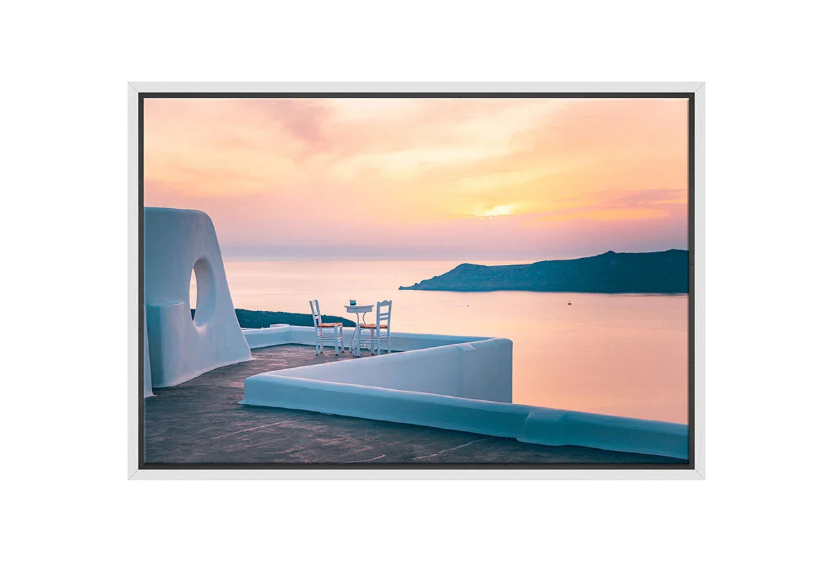 Greek Sunset | Greece Wall Art Print - Final Touch Decor