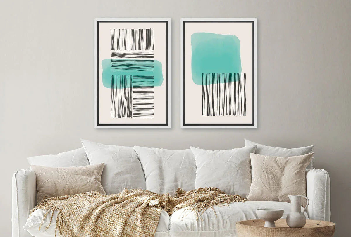 Minimalist Abstract Set 1AB | Abstract Wall Art Print - Final Touch Decor