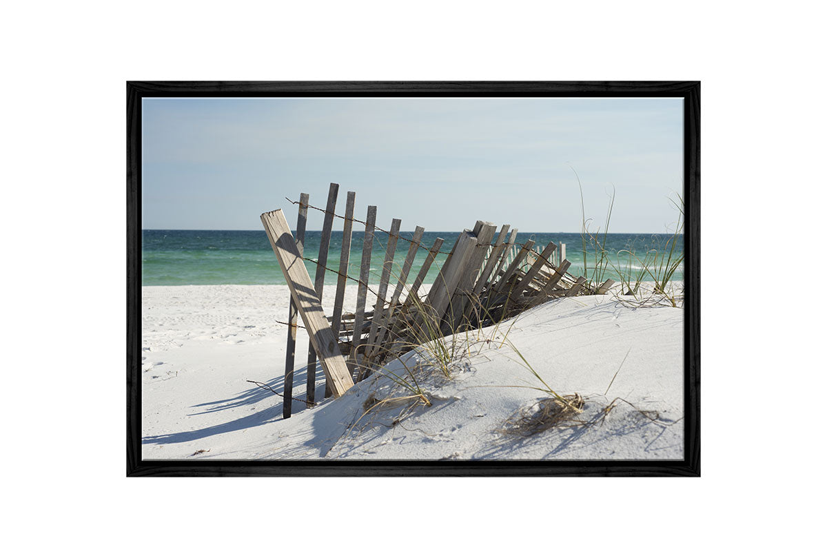 Rustic Beach Fence | Wall Art Print - Final Touch Decor