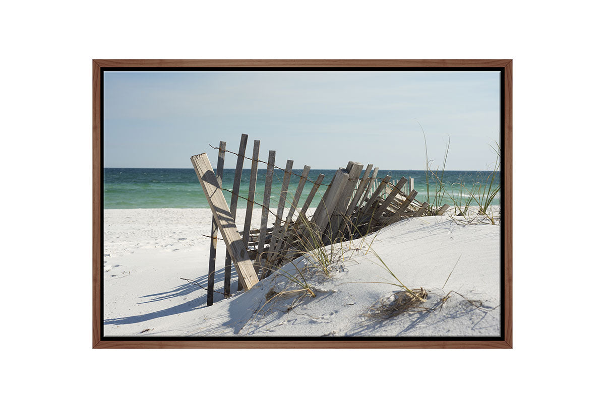 Rustic Beach Fence | Wall Art Print - Final Touch Decor