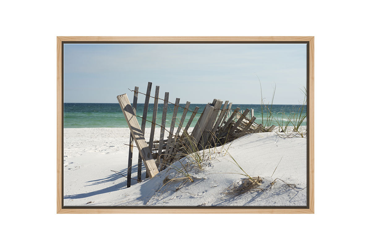 Rustic Beach Fence | Wall Art Print - Final Touch Decor