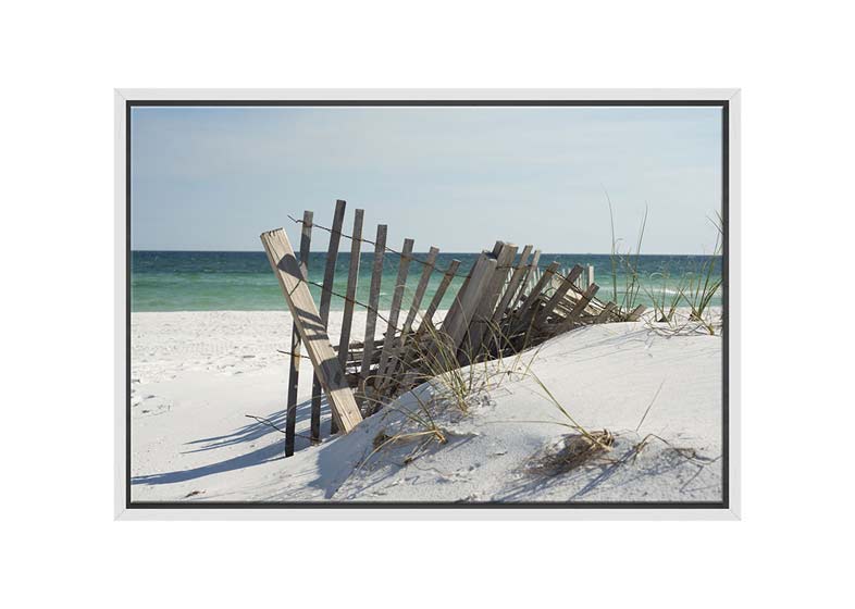 Rustic Beach Fence | Wall Art Print - Final Touch Decor