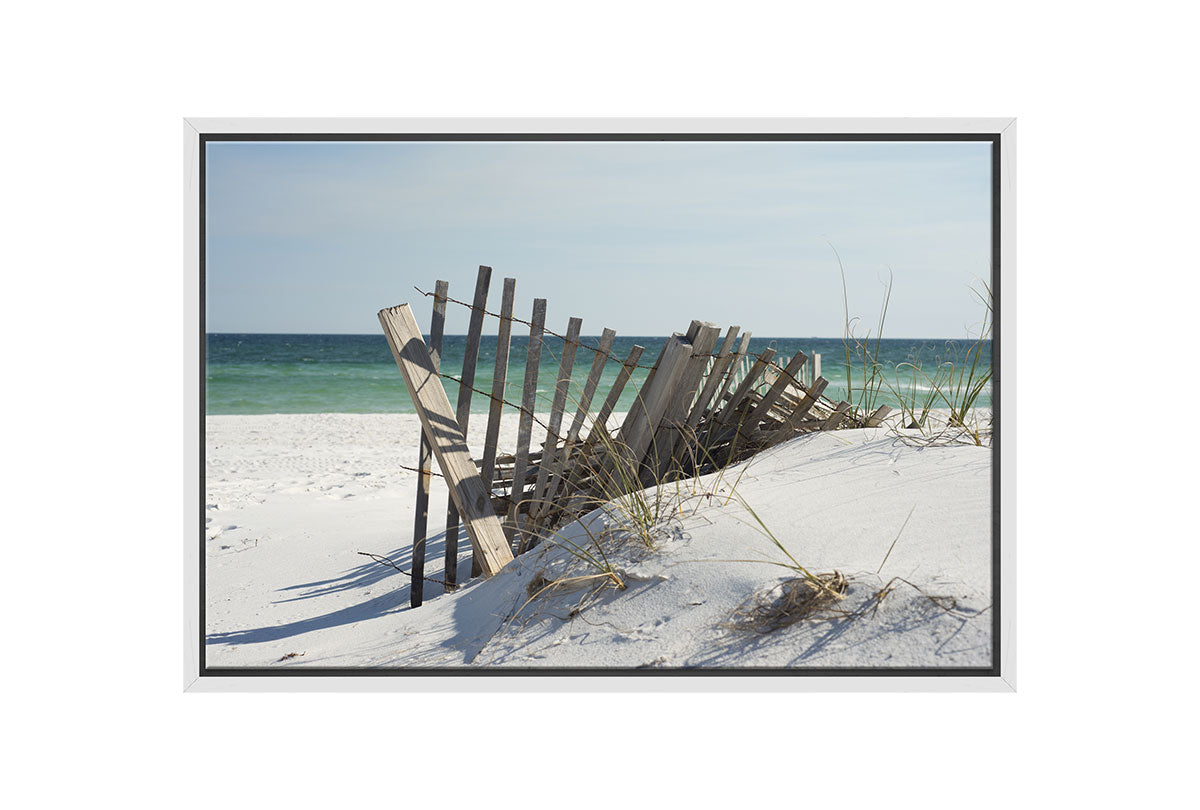 Rustic Beach Fence | Wall Art Print - Final Touch Decor