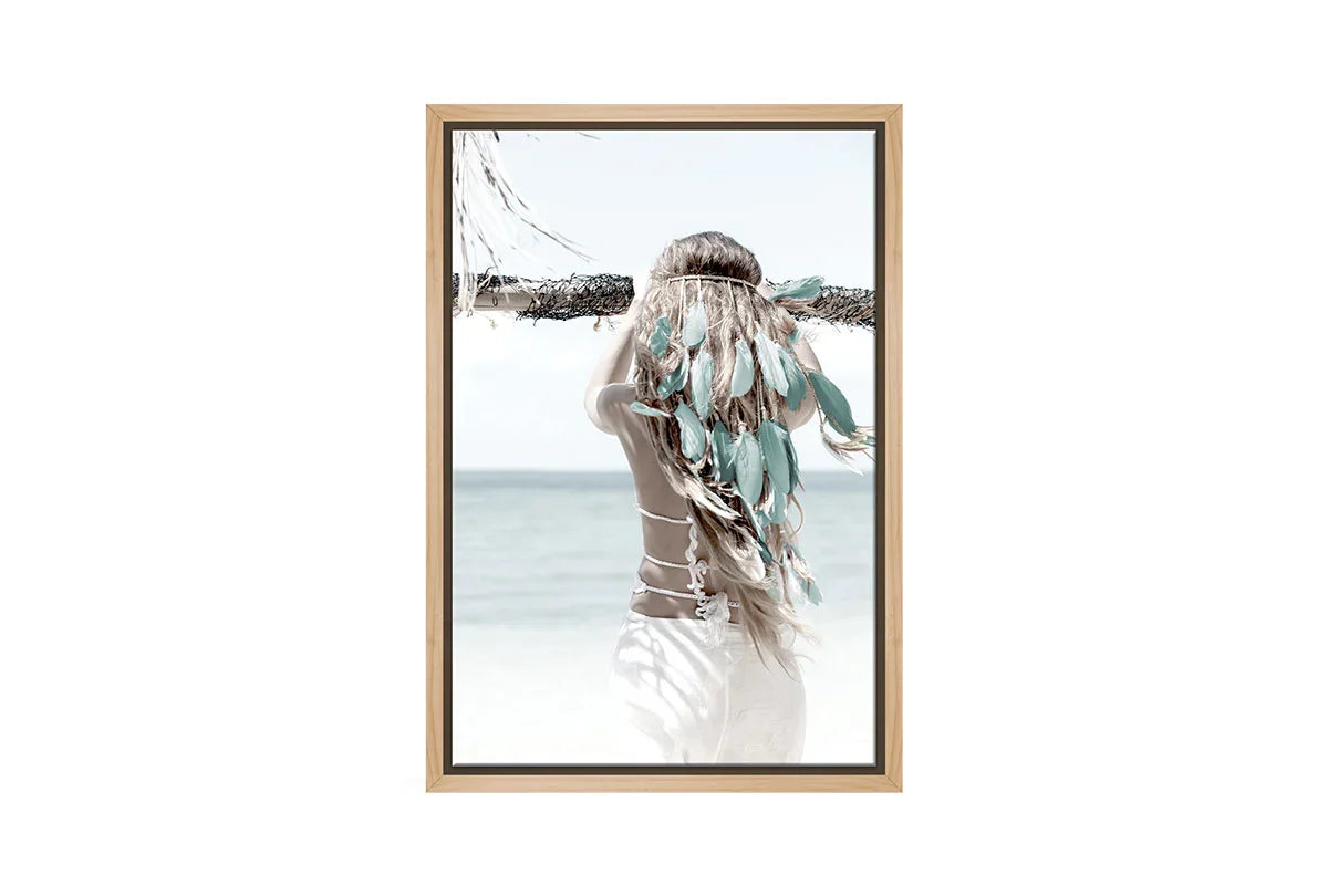 Boho Girl 2 | Wall Art Print - Final Touch Decor