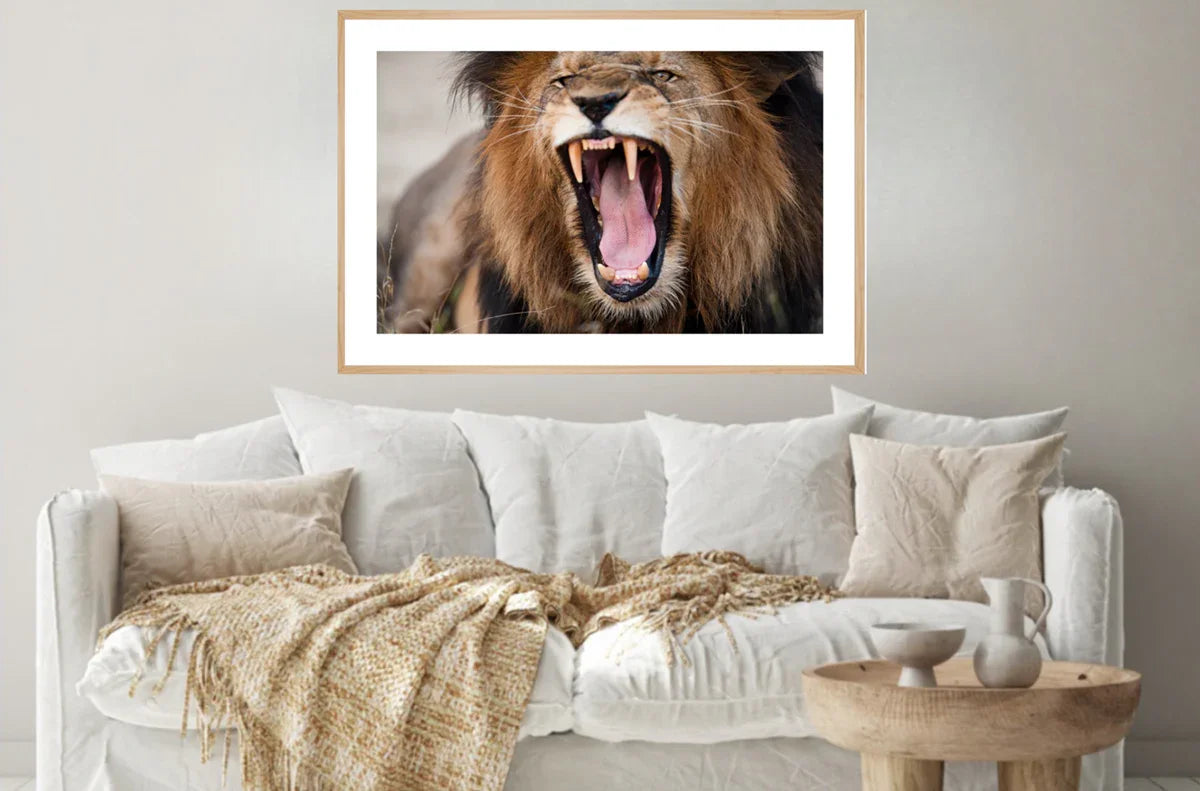 Roaring Lion | Wall Art Print - Final Touch Decor