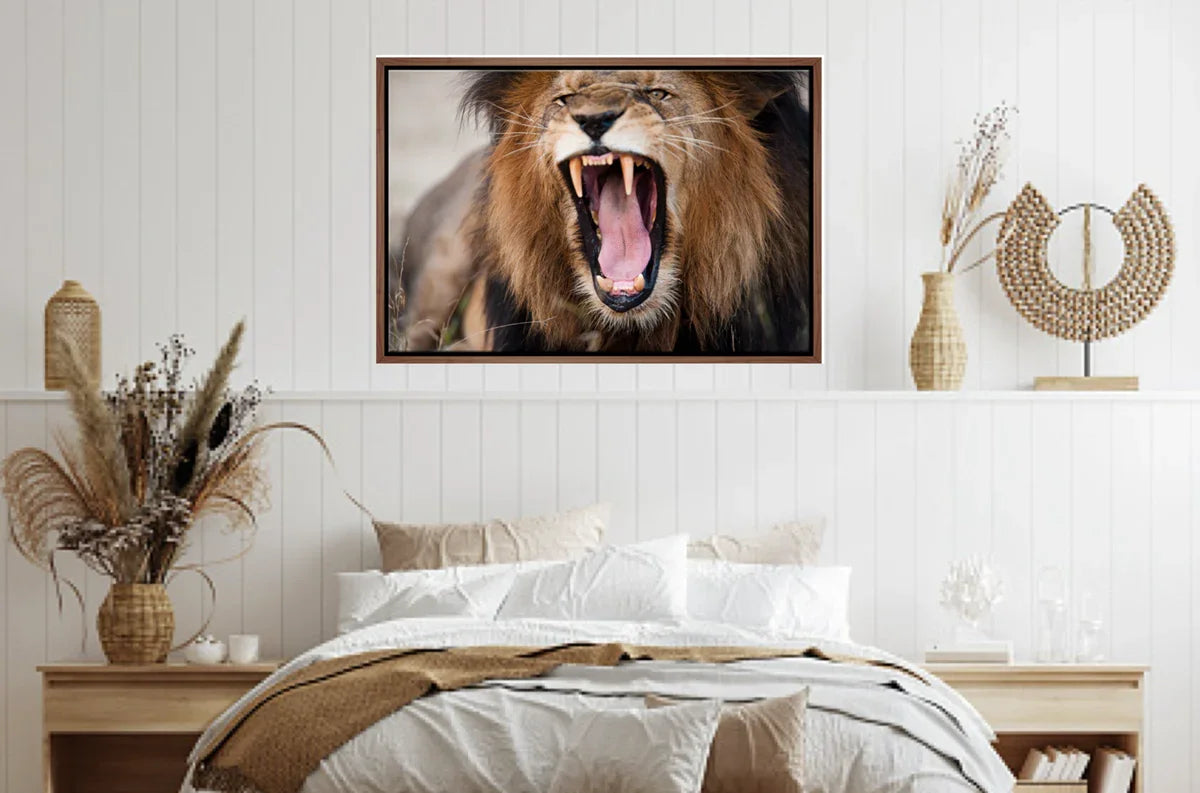 Roaring Lion | Wall Art Print - Final Touch Decor