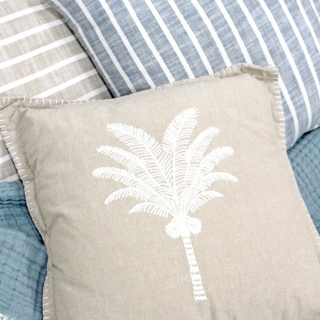 Cushion Palm Cove Natural - 46 x 46cm