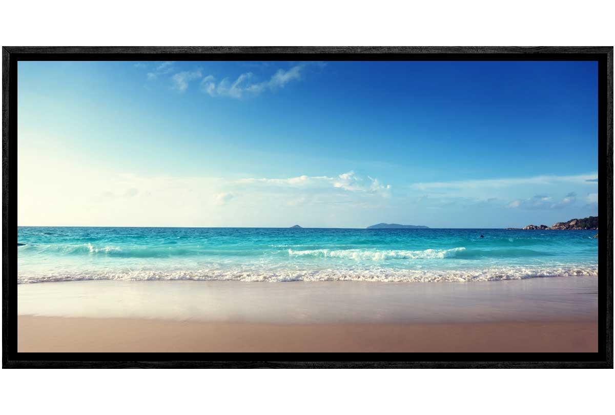 Aqua Beach Scene | Canvas Wall Art Print - Final Touch Decor
