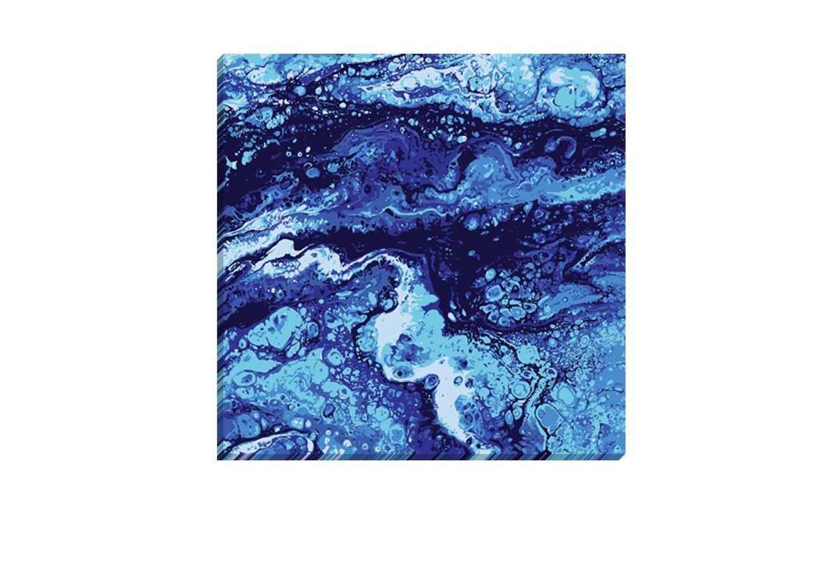 Blue Abstract | Canvas Wall Art Print - Final Touch Decor