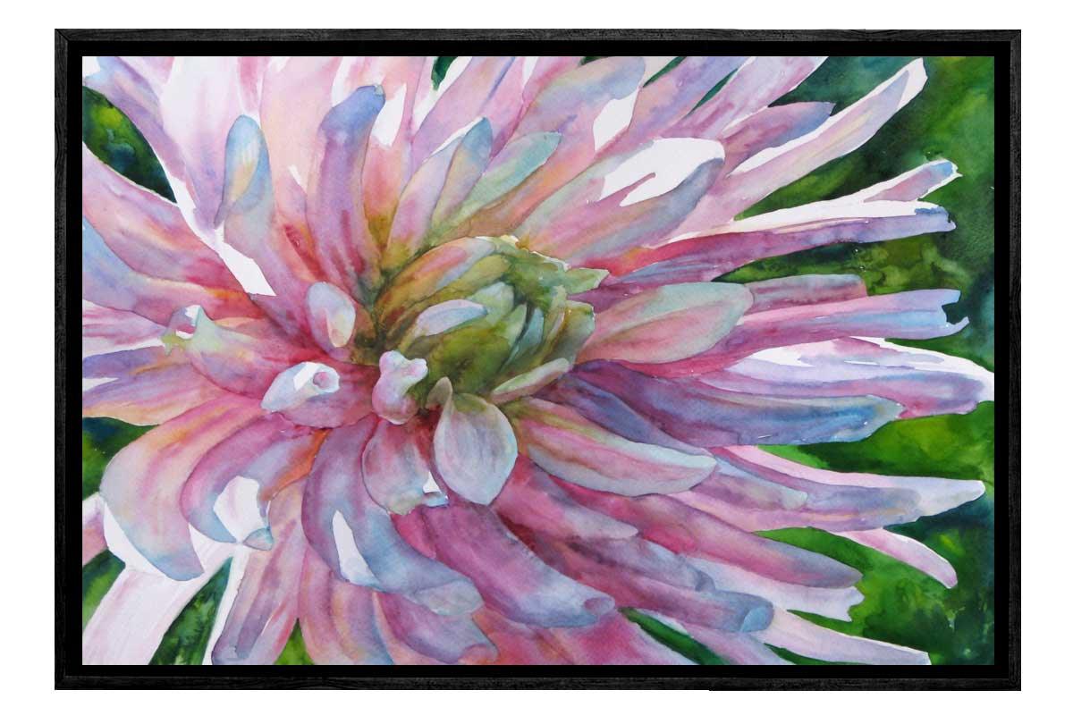 Pink Flower Watercolour | Canvas Wall Art Print - Final Touch Decor