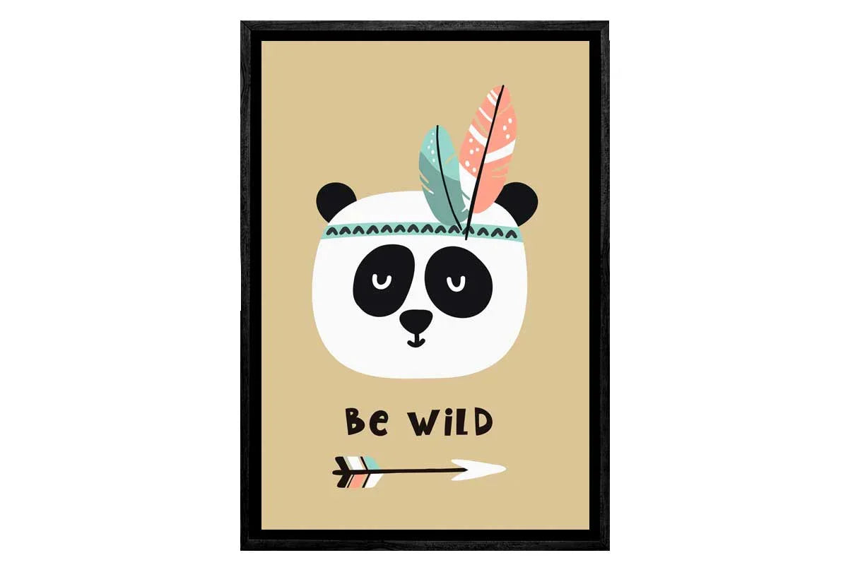 Be Wild | Boho Kids Print | Canvas Wall Art Print - Final Touch Decor