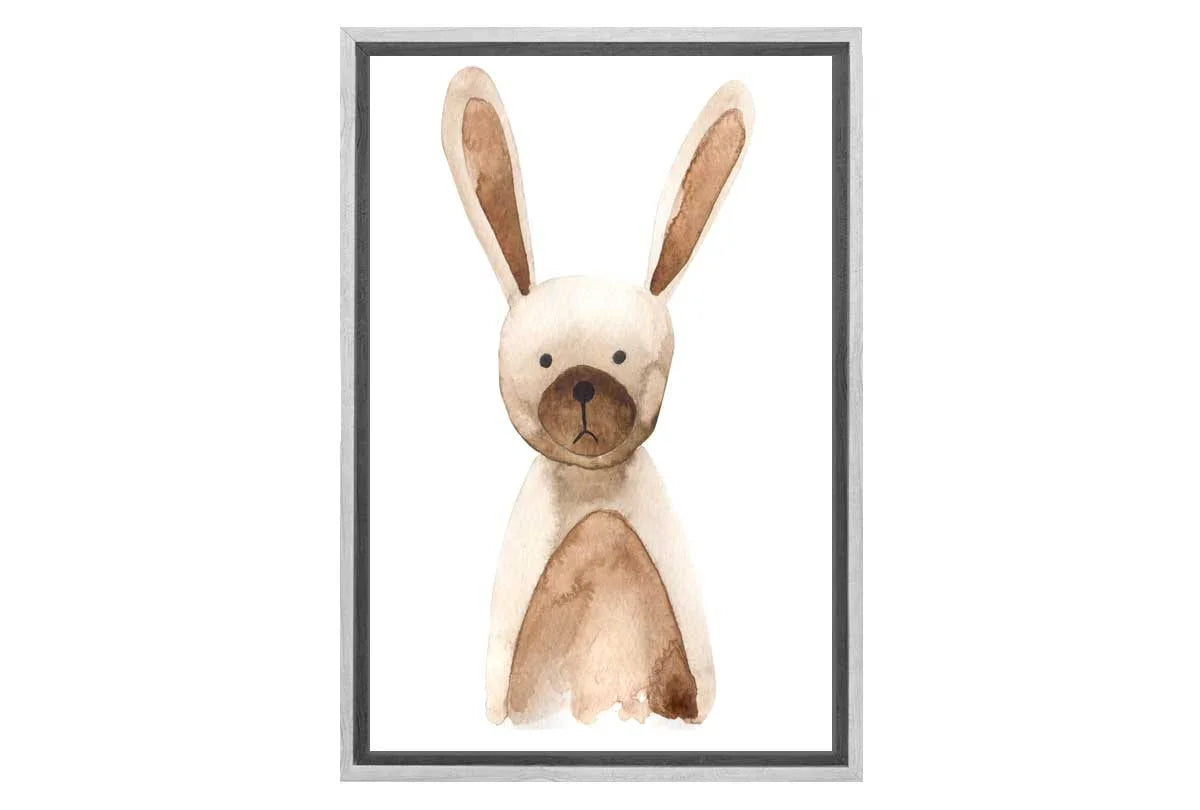 Rabbit | Kids Woodland Print | Canvas Wall Art Print - Final Touch Decor