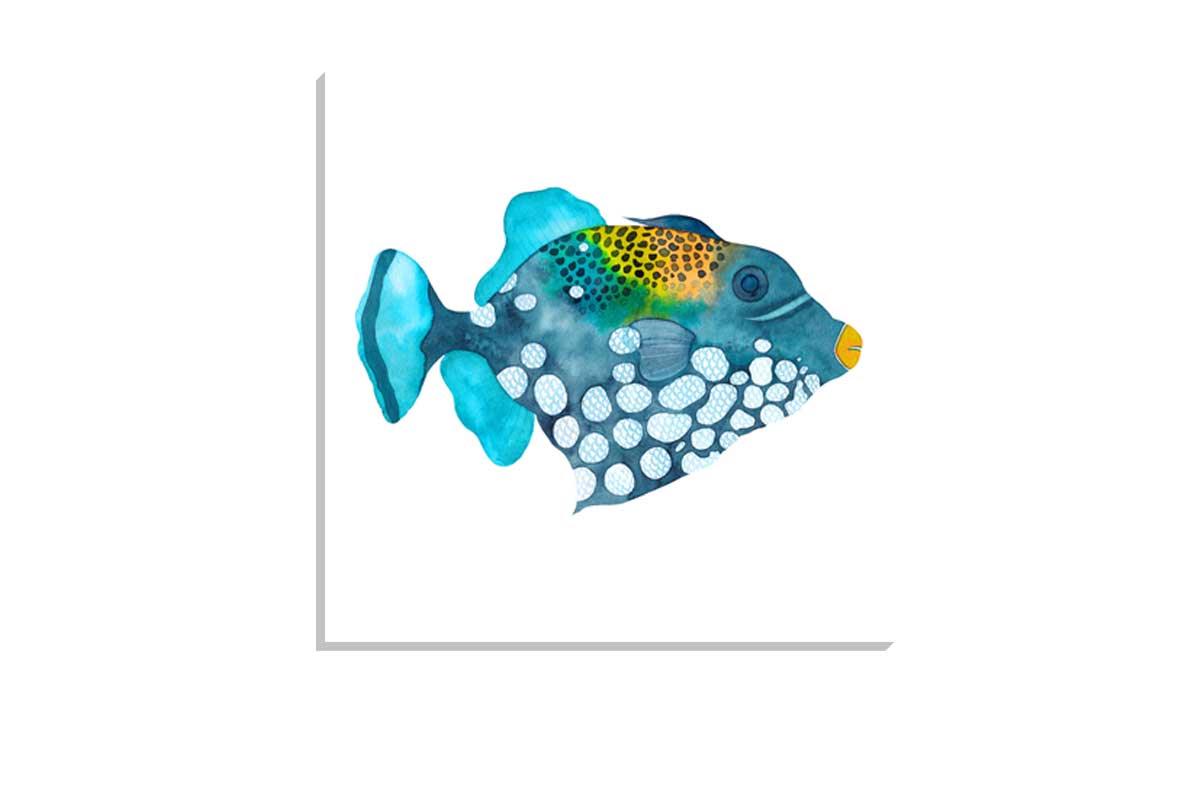 Tropical Fish Blue | Ocean Wall Art - Final Touch Decor