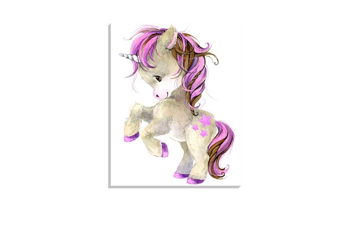 Baby Unicorn | Kids Wall Art Print - Final Touch Decor