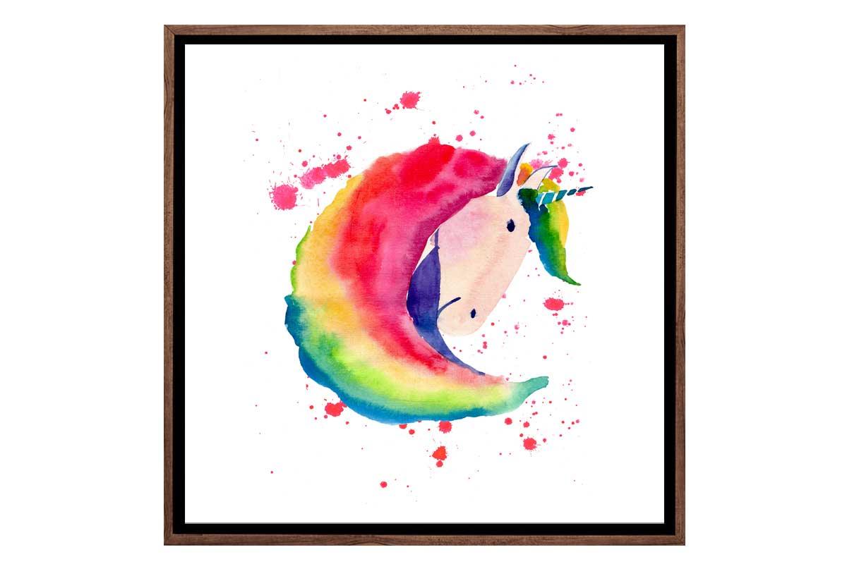 Rainbow Unicorn | Kids Wall Art Print - Final Touch Decor