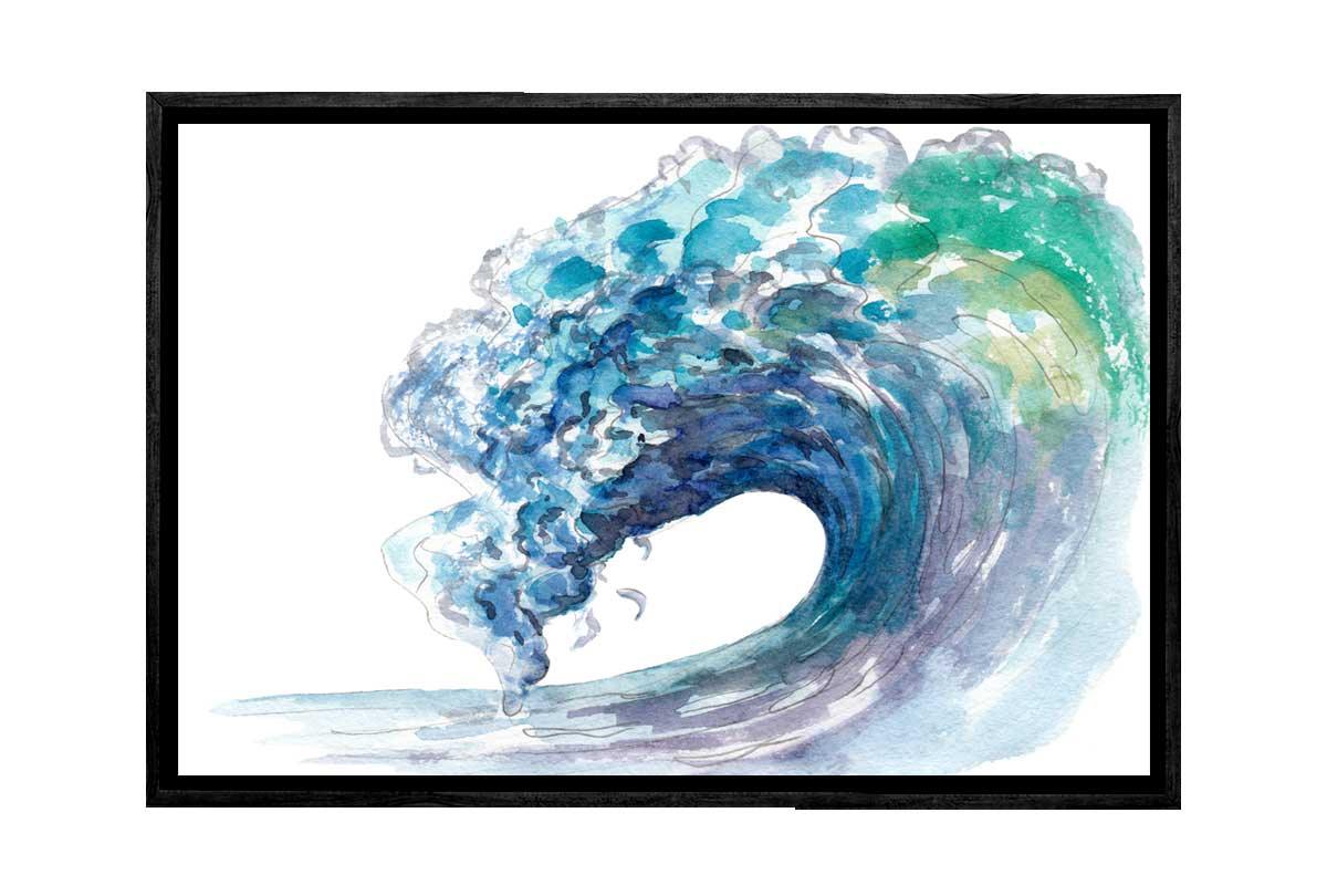 Watercolour Wave | Beach Wall Art - Final Touch Decor