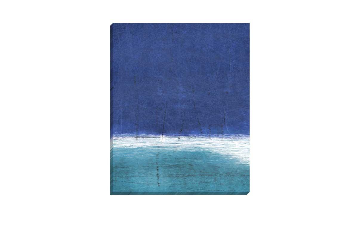 Blue Horizon Abstract | Canvas Wall Art Print - Final Touch Decor