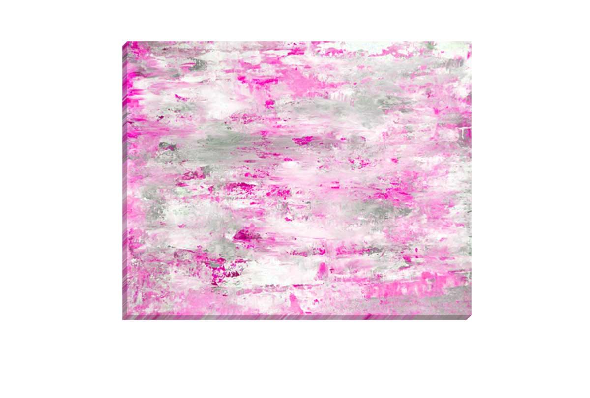 Pink & Grey Abstract | Landscape Wall Art - Final Touch Decor