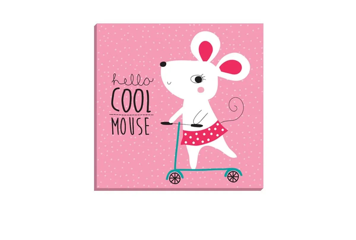 Cool Mouse | Canvas Wall Art Print - Final Touch Decor