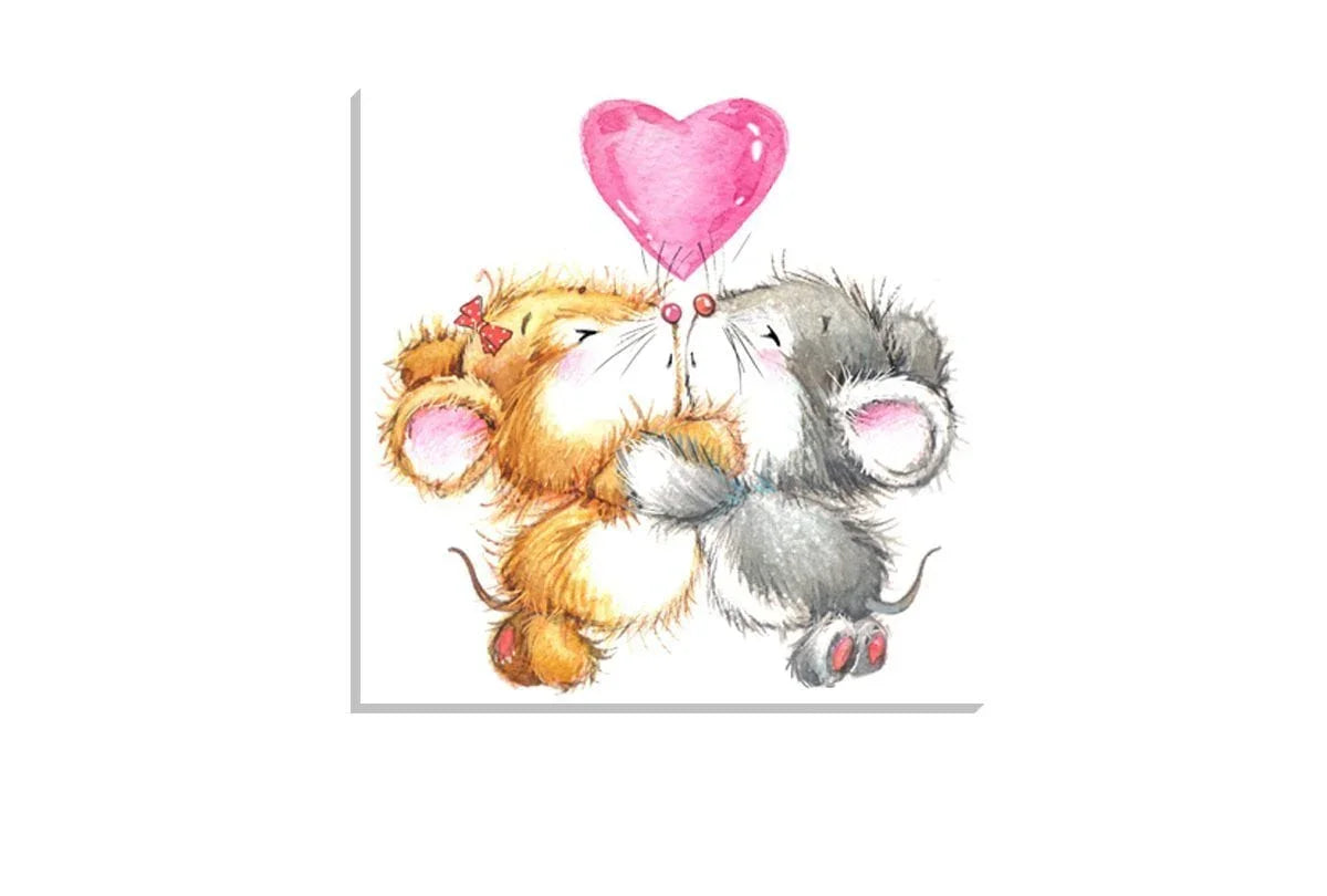 Mouse Love | Canvas Art Print - Final Touch Decor