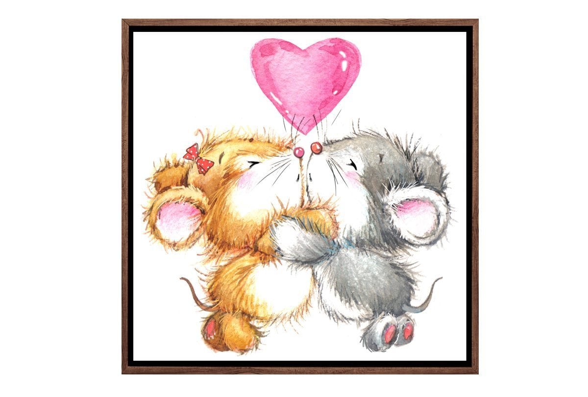 Mouse Love | Canvas Art Print - Final Touch Decor