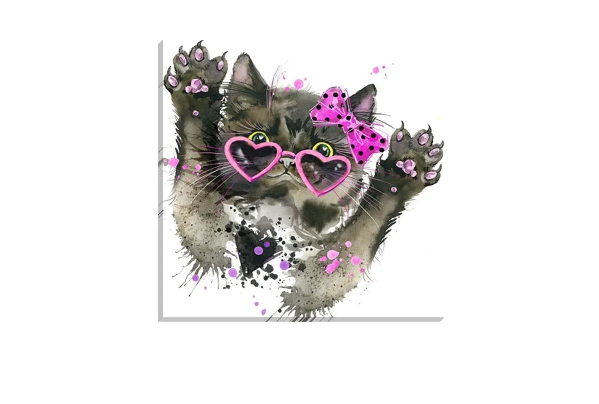 Cool Cat | Canvas Art Print - Final Touch Decor