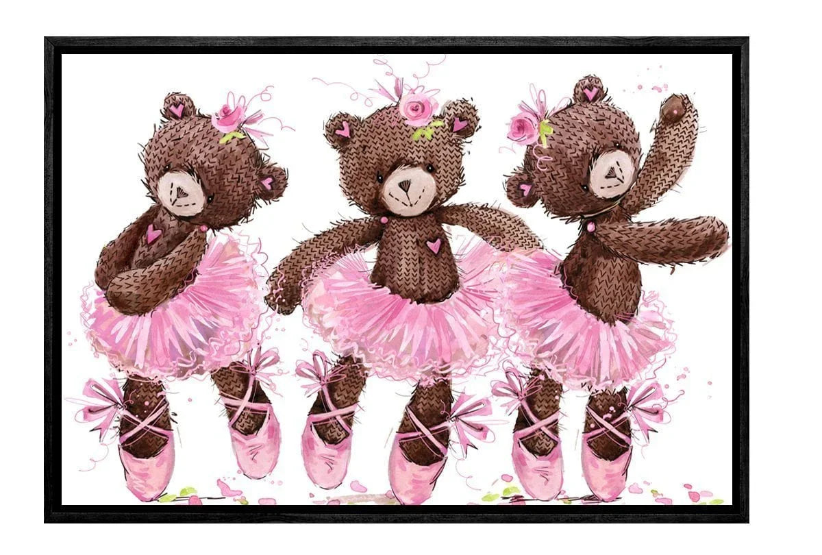 Ballet Bears | Canvas Wall Art Print - Final Touch Decor