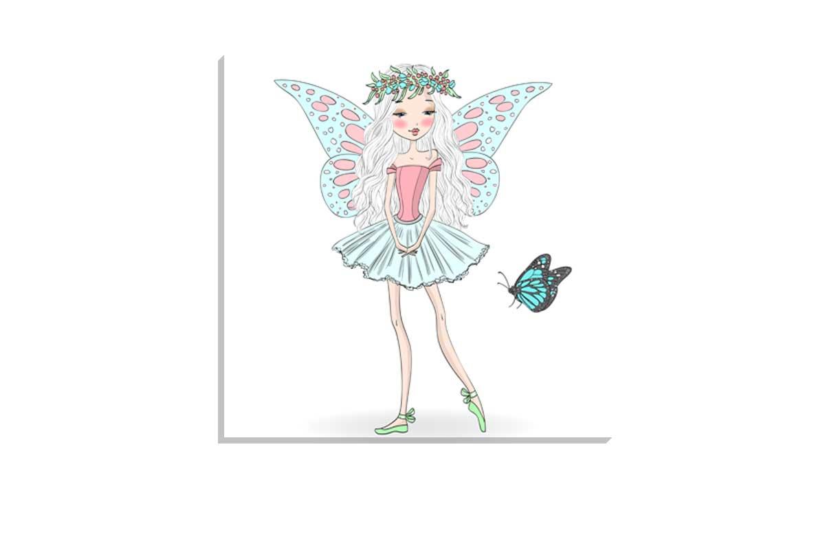 Fairy Ballerina | Kids Wall Art Print - Final Touch Decor