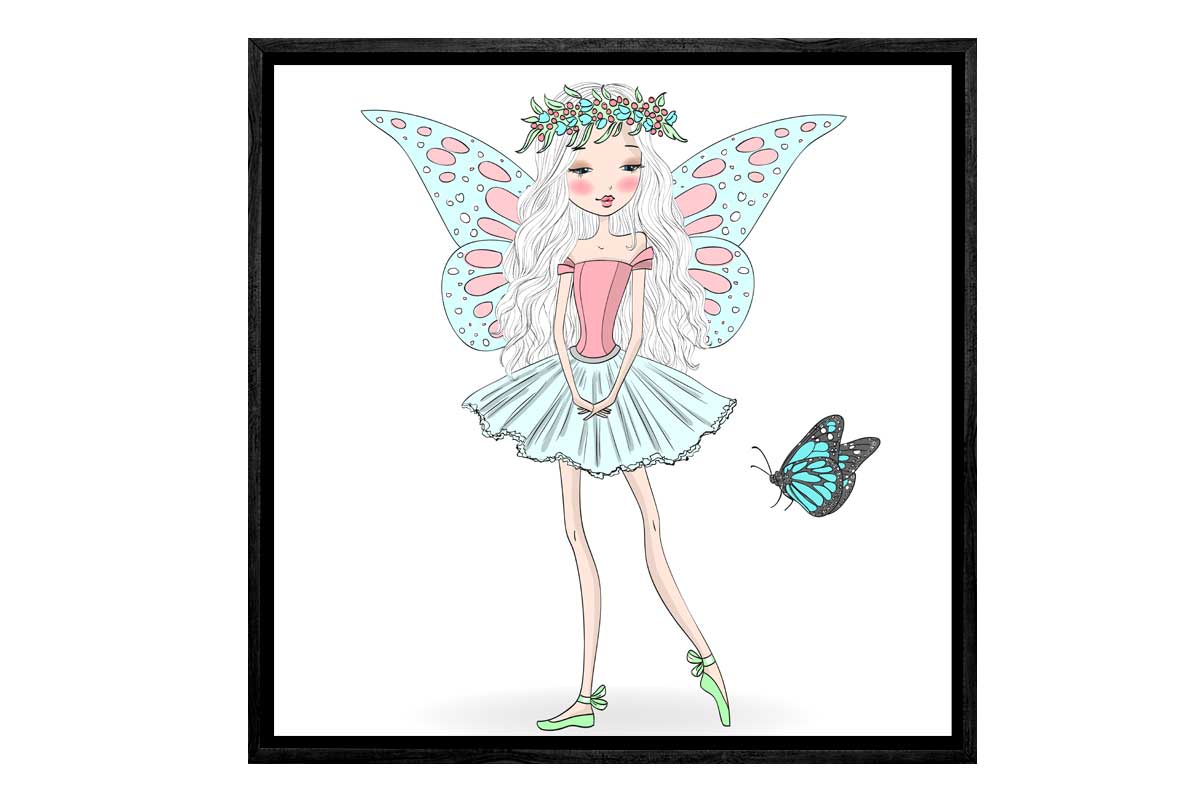 Fairy Ballerina | Kids Wall Art Print - Final Touch Decor
