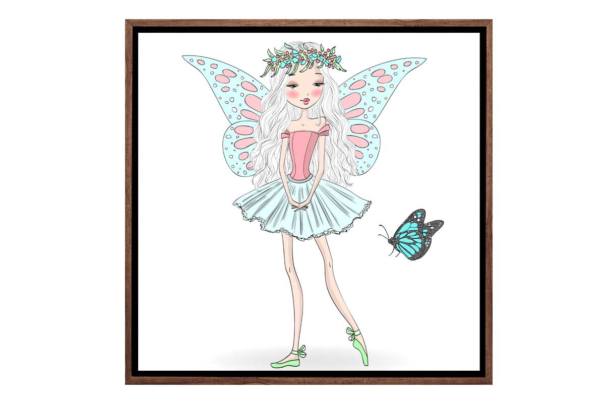 Fairy Ballerina | Kids Wall Art Print - Final Touch Decor