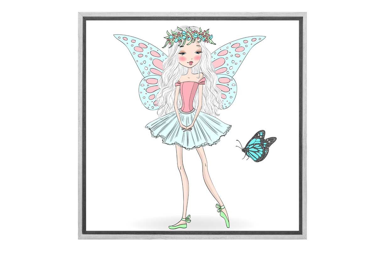 Fairy Ballerina | Kids Wall Art Print - Final Touch Decor