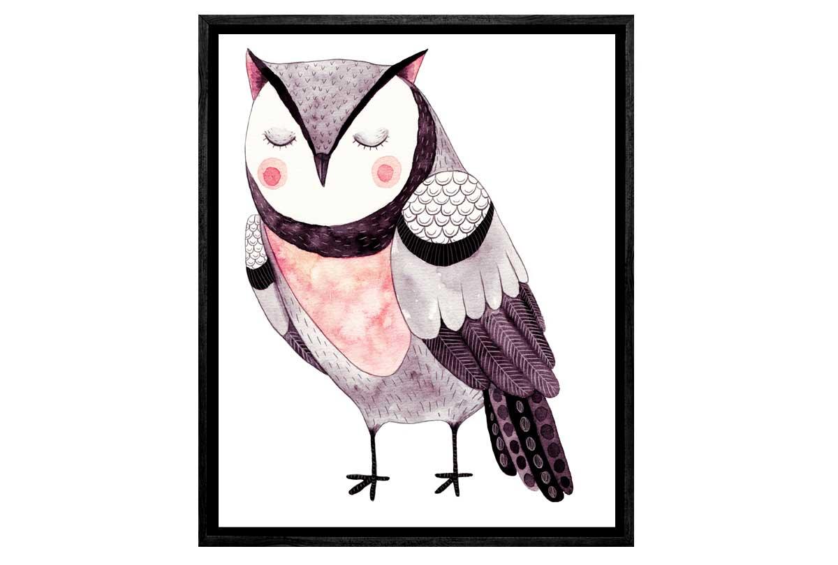 Pretty Owl | Canvas Art Print - Final Touch Decor