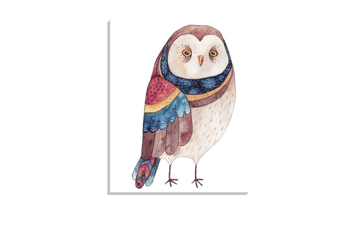 Pretty Owl 3 | Canvas Art Print - Final Touch Decor