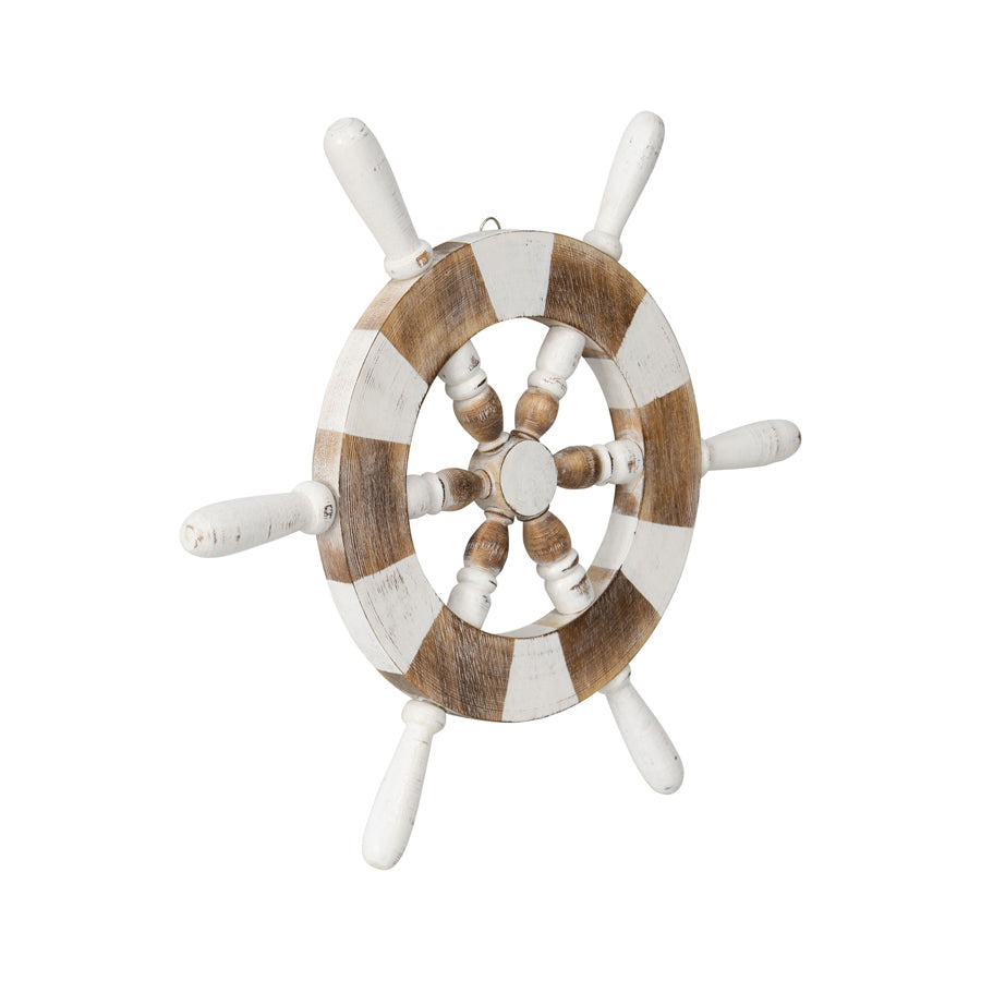Handcrafted Wooden Ship Wheel 50X3cm