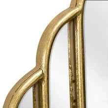 Art-Deco Fan Mirror 63.5x2.5x90cm