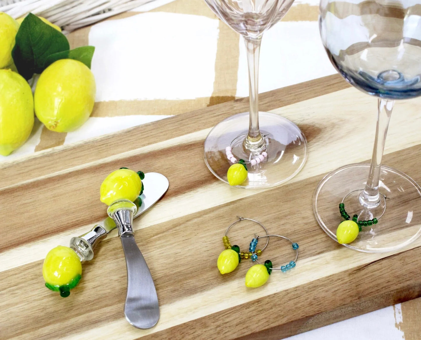 Spreader Lemon Glass Set/2