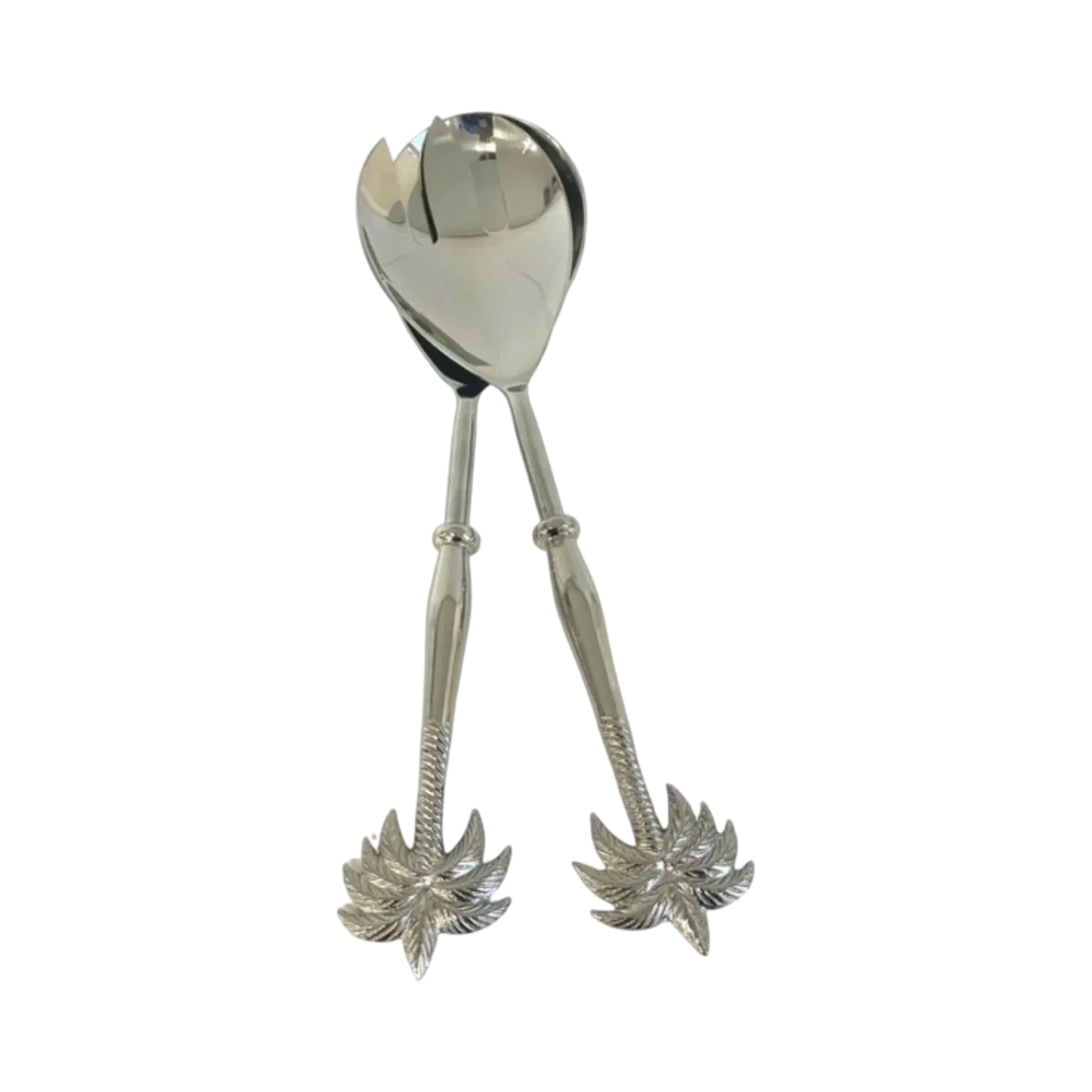 Palm Tree Salad Server Set Of 2 - Final Touch Decor