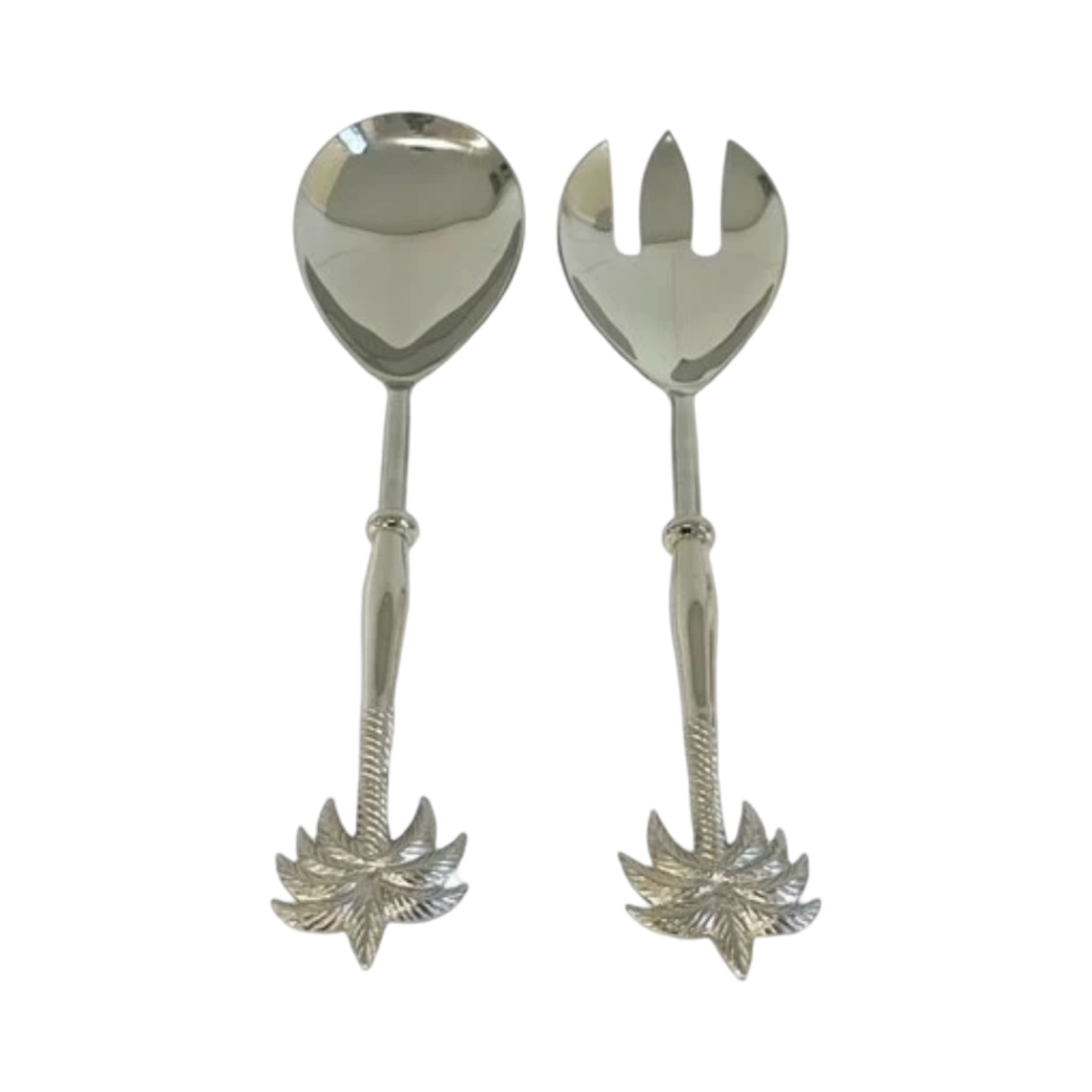 Palm Tree Salad Server Set Of 2 - Final Touch Decor