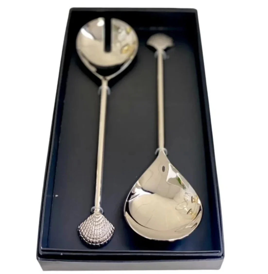 Shell Design Salad Server Set Of 2 - Final Touch Decor