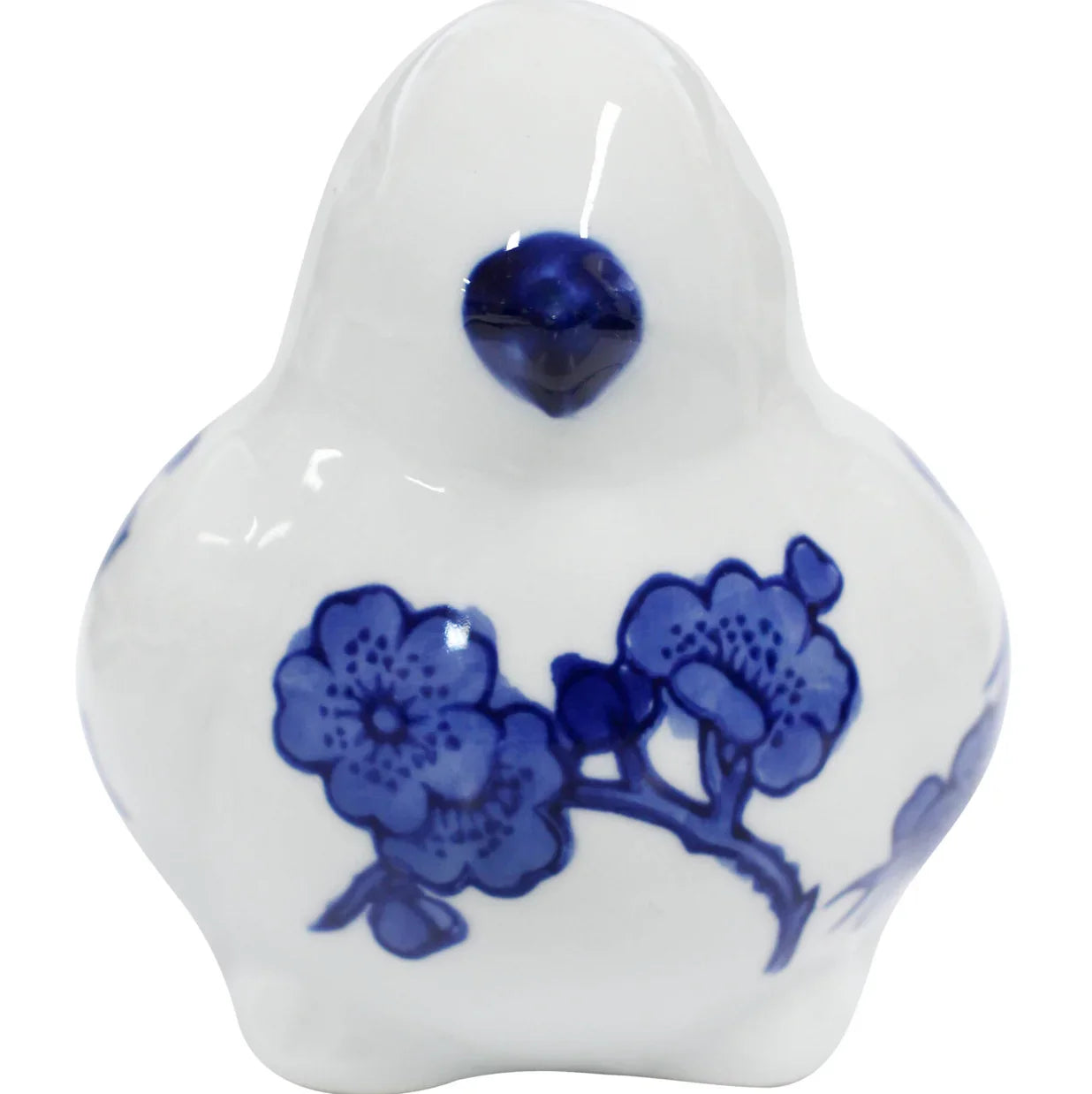 Blue & White Ceramic Bird Ornament - Final Touch Decor