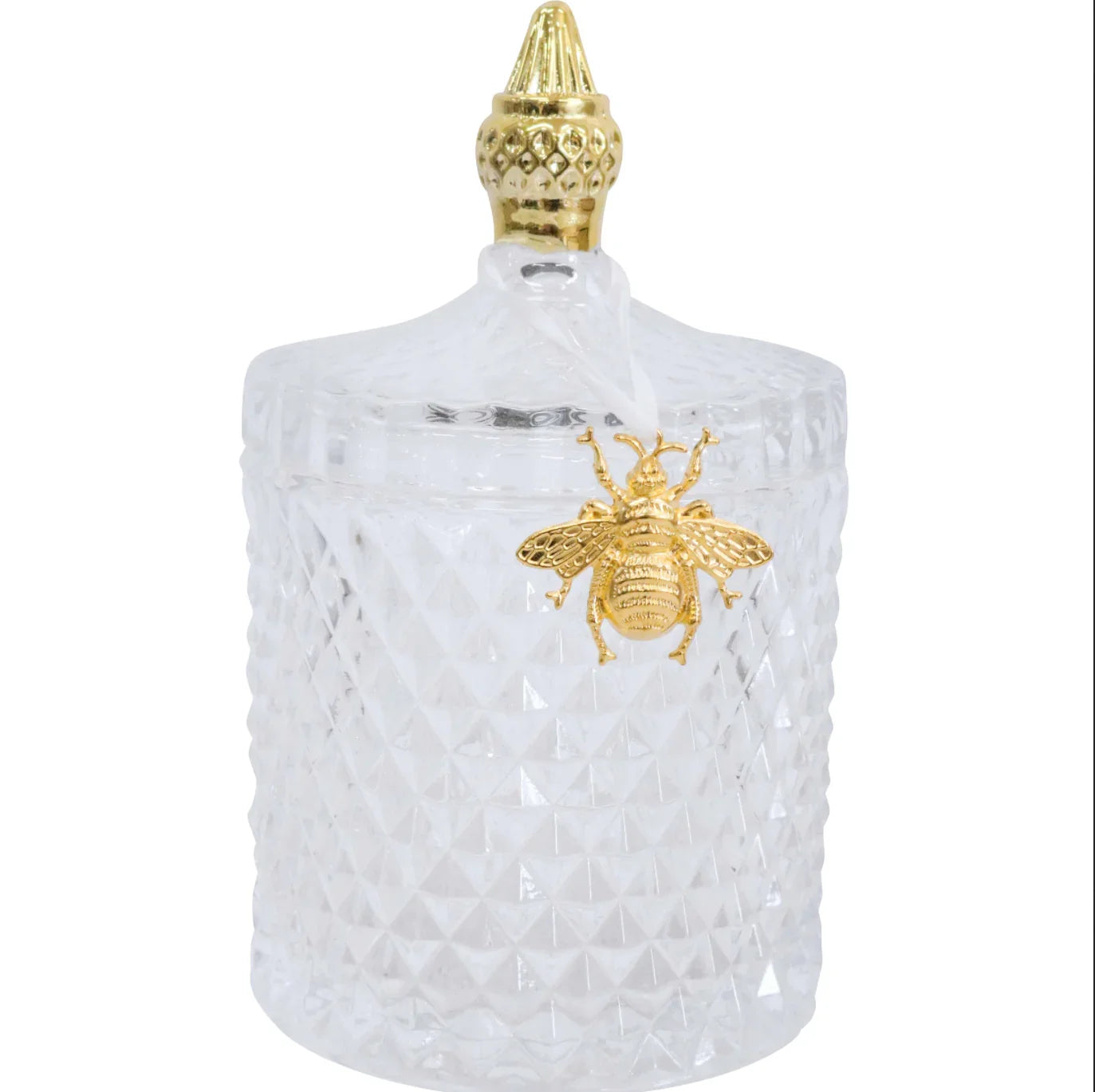 Glass Trinket Jar Clear