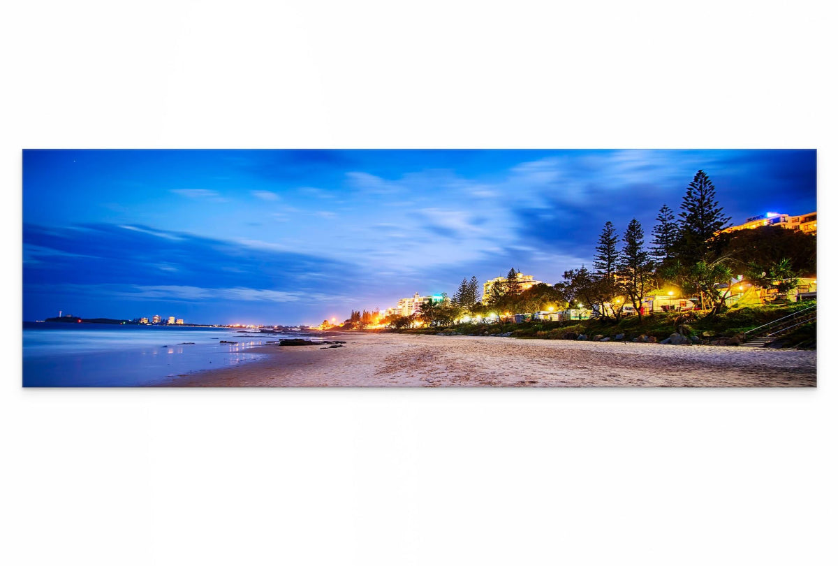 Mooloolaba evening coastal canvas print Australia